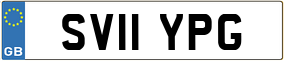 Truck License Plate